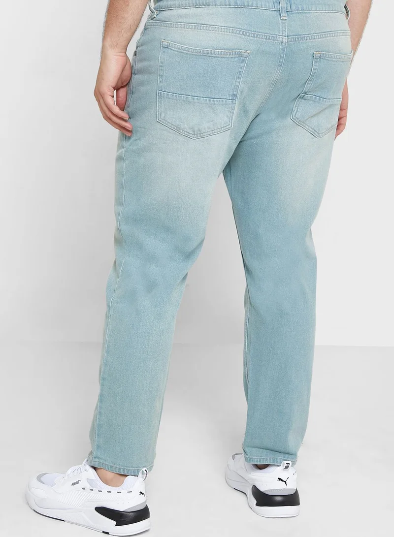 Seventy Five Tapered Fit 5 Pocket Jean