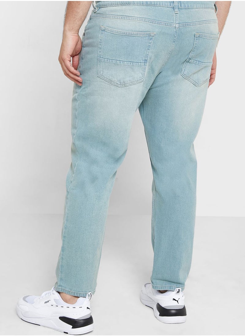 Tapered Fit 5 Pocket Jean