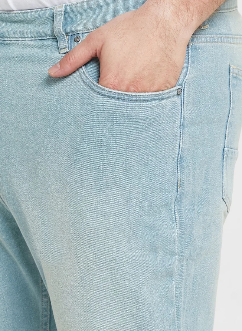 Seventy Five Tapered Fit 5 Pocket Jean