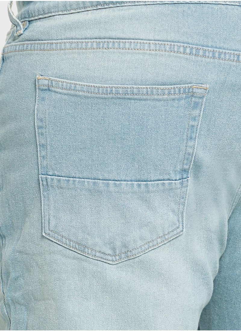Tapered Fit 5 Pocket Jean