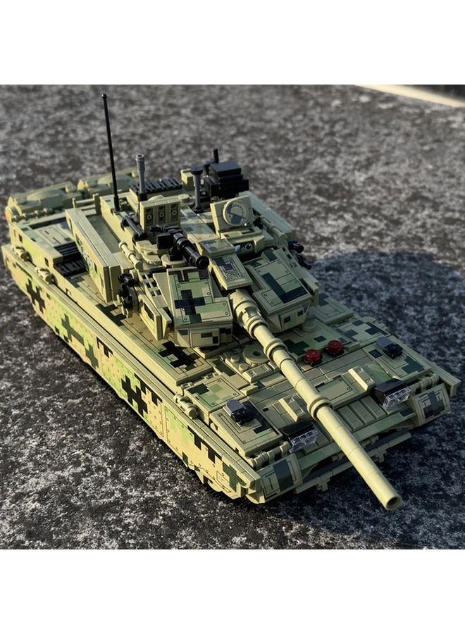 Large 99A Main Battle Tank Building Blocks Set Model NO 3 1058 PCS High Difficulty DIY Military Model Kit - Image 4