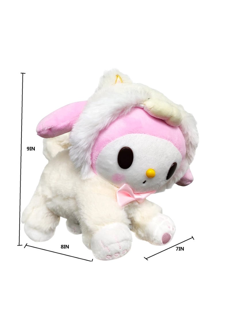 Excefore 10" My Melo Plush Toy, Kawaii Soft Melo Cinnamon Anime Plush Super Cute Dog Stuffed Animal Pillow Doll Perfect Cartoon Theme Party Favor for Girls Boys Children Fans Birthday - Image 4