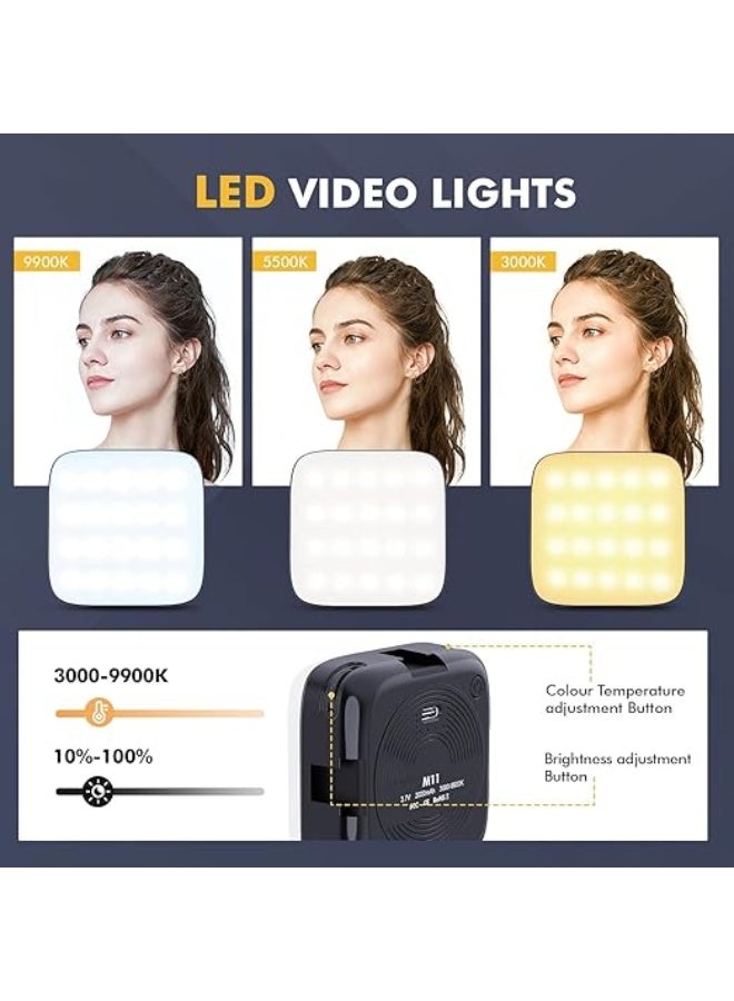 Rechargeable Selfie Light (64 LED) - Clip-on Video Light with Multi Modes - Easy-to-Use for Phone, Laptop, Live Streaming & Makeup - Image 3