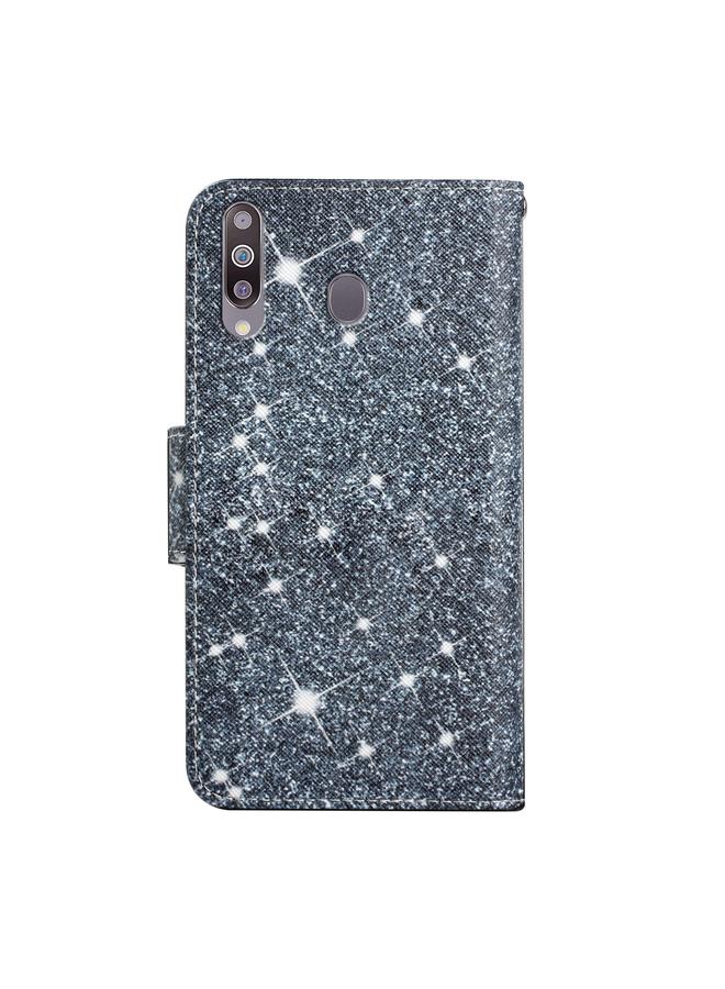 اس-توب جراب لهاتف Samsung Galaxy A20s، جراب جلدي أفقي قابل للطي بنمط مرسوم مع حامل وفتحة بطاقة ومحفظة - Image 3