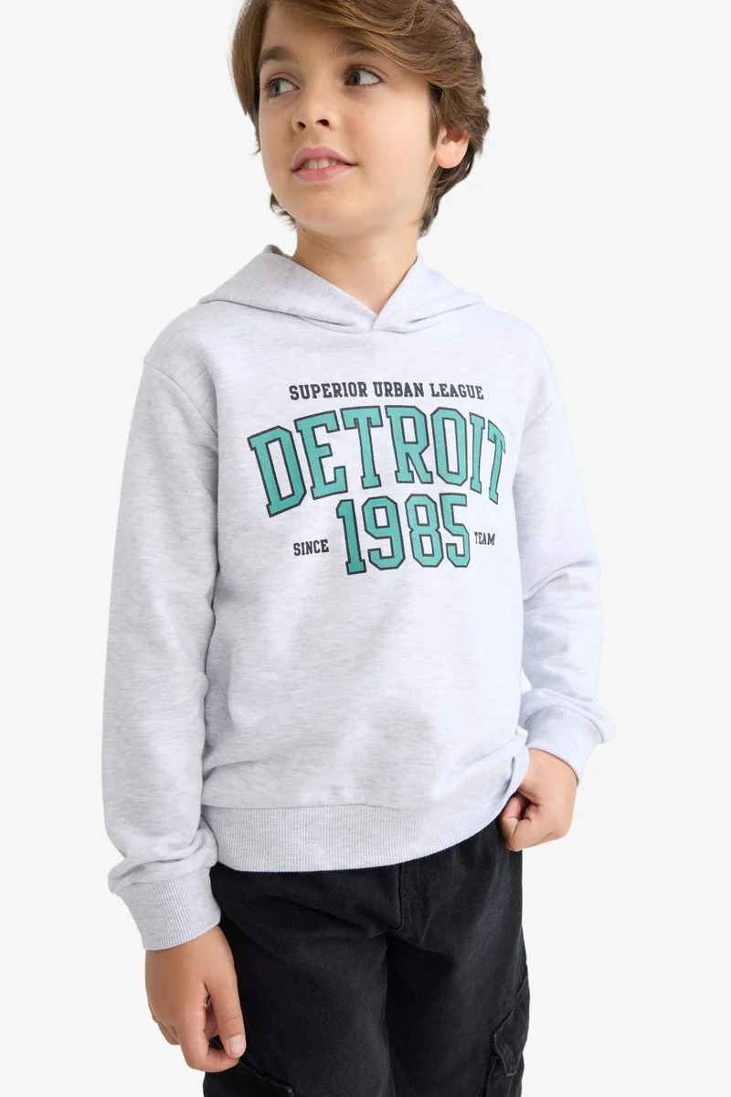 ديفاكتو Boy Printed Hoodie