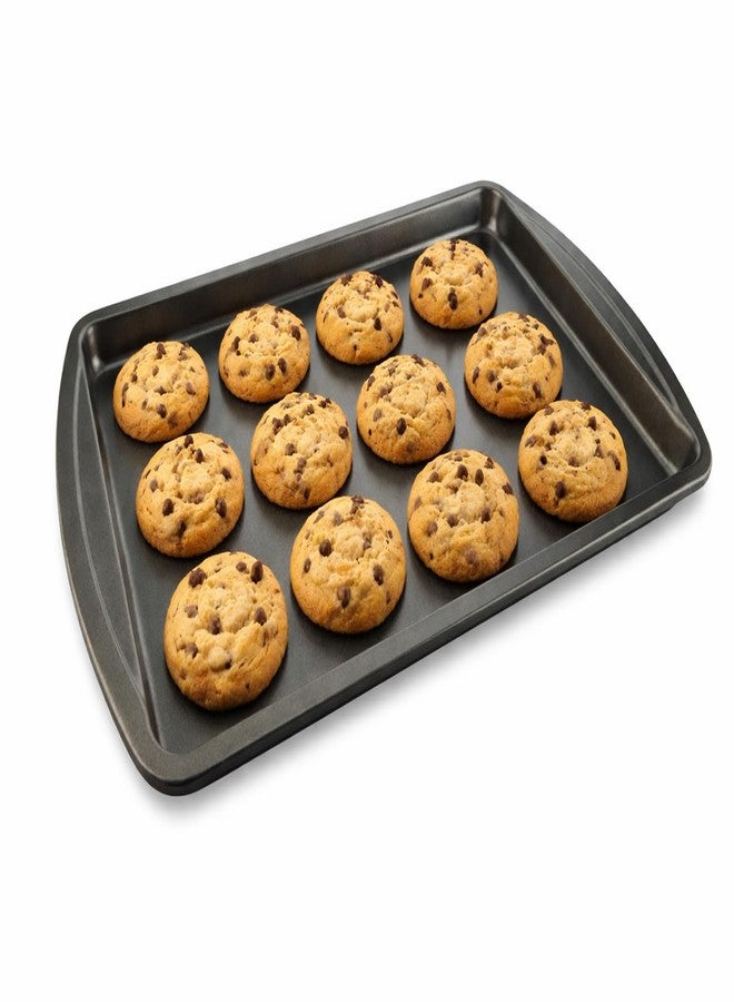Wee's Beyond 17" X 11" Non-stick Easy Release Medium Bake ware Cookie Sheet Pan, Dark Gray - Image 3