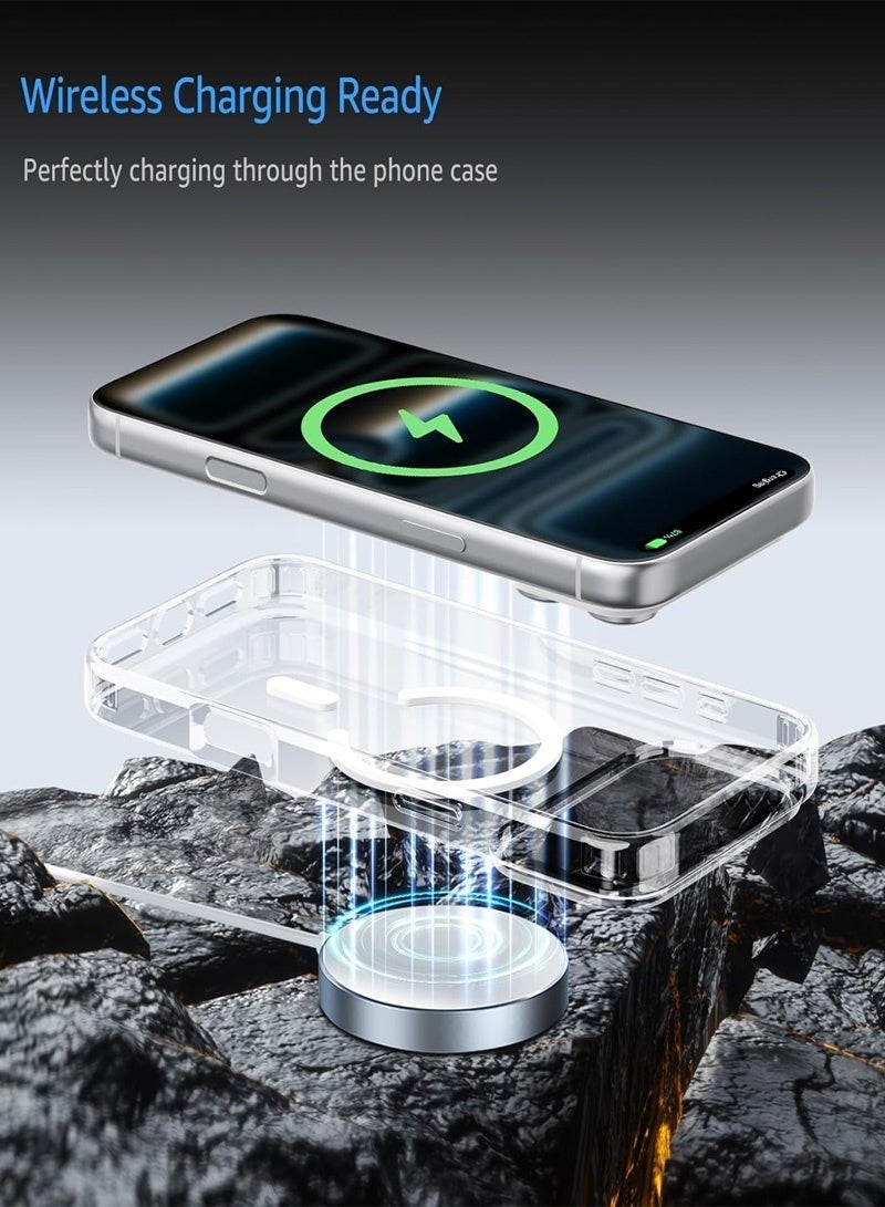 Neyecam iPhone 17 Pro Full-Coverage Case Military-Grade Drop Protection Anti-Yellowing Anti-Scratch Ultra Slim with Raised Edges - Image 4