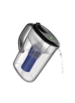 Pur PUR 7-Cup Water Filter Pitcher with 1 Genuine PUR Filter, 3-in-1 Powerful Filtration, BPA Free, Dishwasher Safe, Smoke, PPT710BA  - Image 1