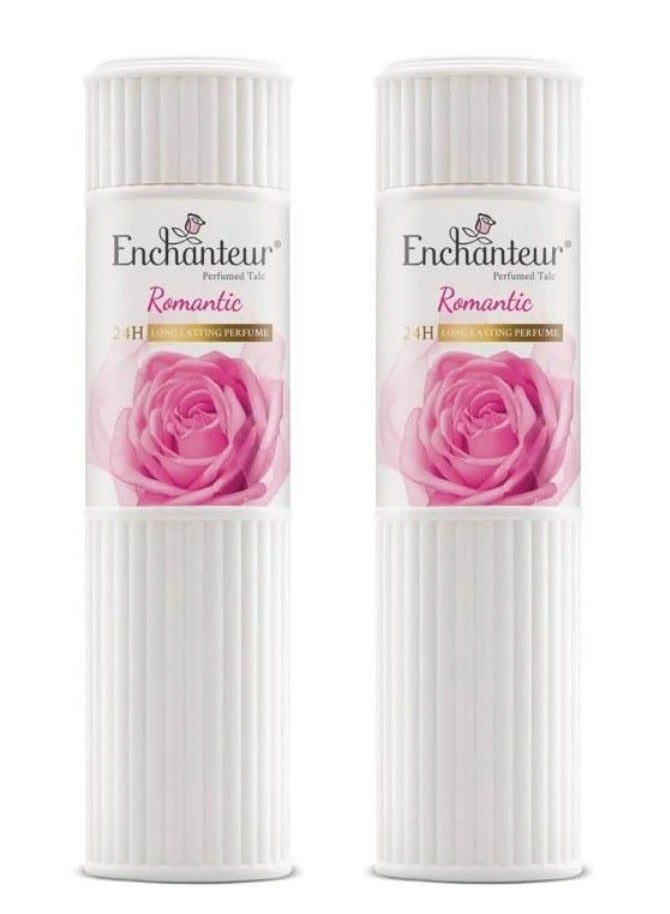 انشانتر قطعتين من بودرة التلك المعطرة الرومانسية 125 جرام - Image 1