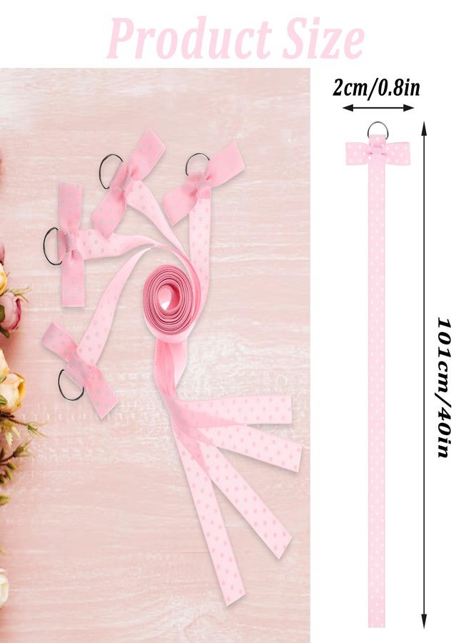 YQQYG 5 PCS Hair Bow Holder, 1 m Hair Clip Organizer, Bow Storage for Girls Hair Bows, Hair Accessories Organizer for Clip Hair Bows Hair Band - Image 2