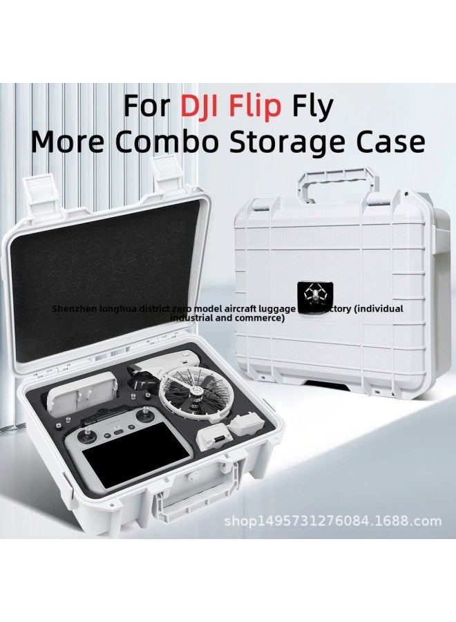 For DJI Flip Explosion-proof Case Flip Remote Control Storage Bag With Screen Universal Explosion-proof Case Dijflip Carrying Bag-Color:Flip Black Explosion-proof Box With Screen - Including Shoulder Straps  - Image 2