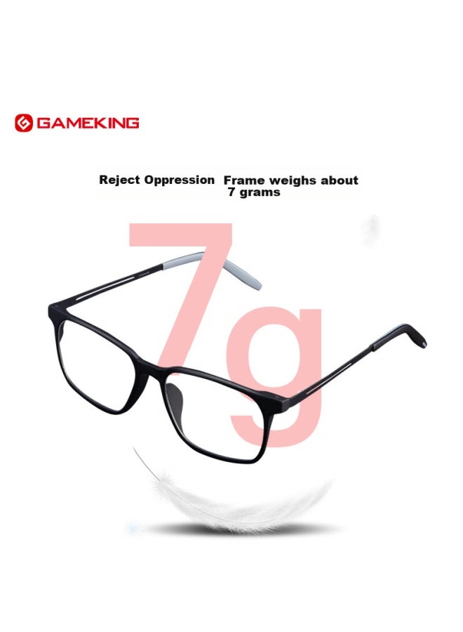 Gameking Anti-blue Light Gl For Men And Women, Anti-radiation Gl, Prescription-free Eyeglass Frames, For Mobile Phones, Computers, And Gaming, Non-prescription Lenses, 3388 Black - Image 3