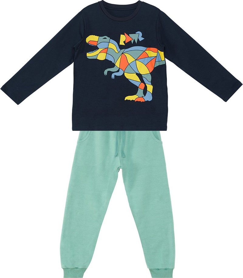 Mshb&G Dinosaur Boy T-Shirt Trousers Set  - Image 4