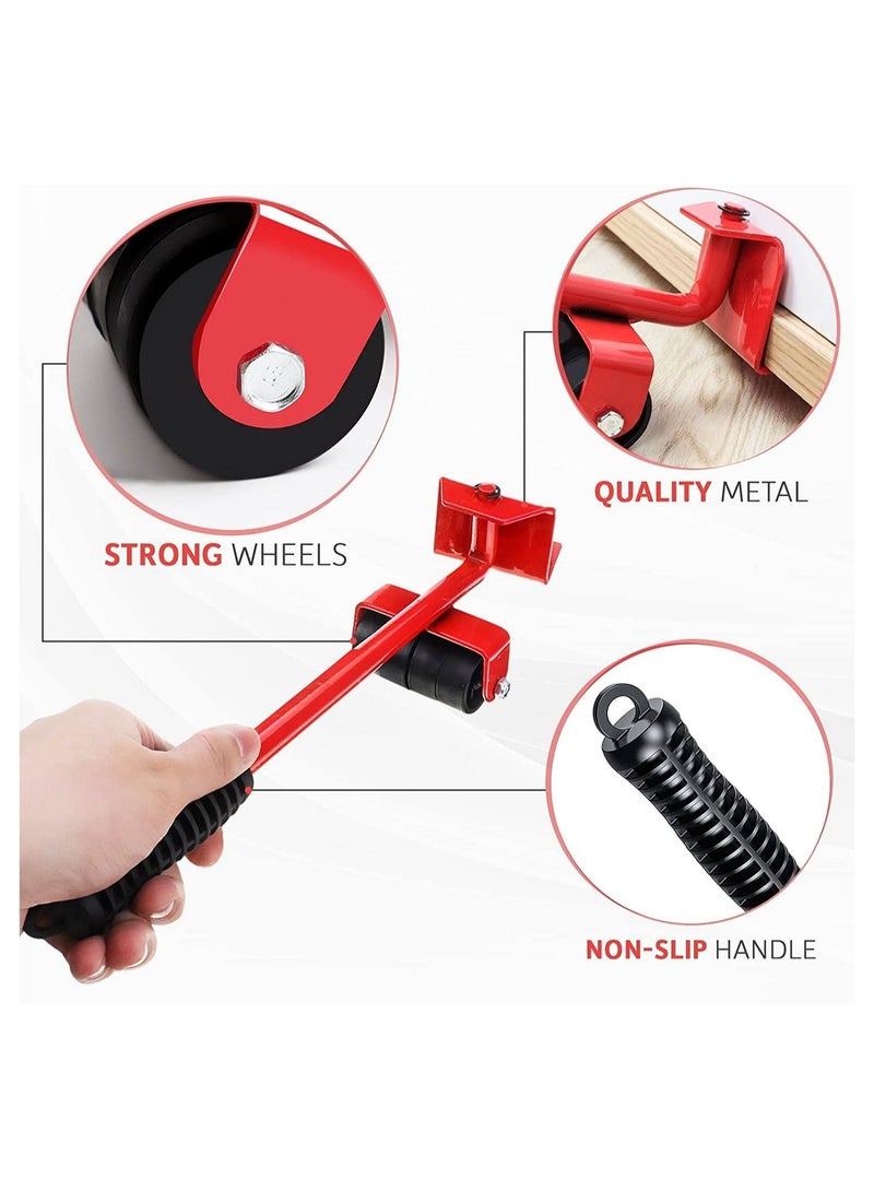 Furniture Lifter, Furniture Moving System Lifter Kit with 4 Slider, Furniture Roller Kit, Furniture Roller Move Tools,Up to 200kg/440 lb, Easily Redesign and Rearrange Living Space  - Image 3