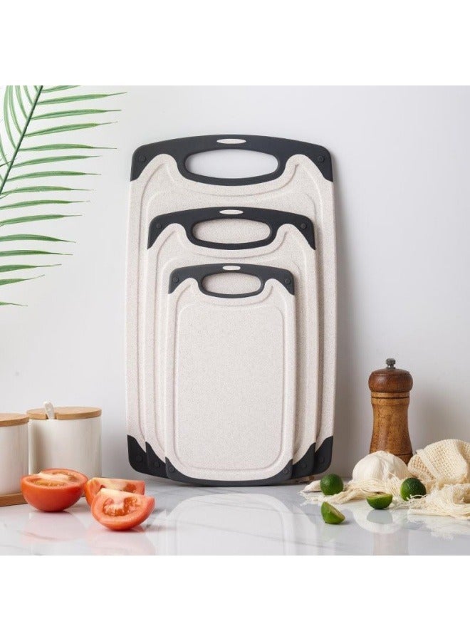 Cutting board PP plastic fruit cutting board cutting board cutting board three piece set combination - Image 1