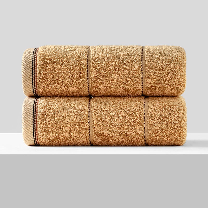 general Feifei Plaid Cotton Towel Soft Absorbent Hand Towel for Adults - Image 1