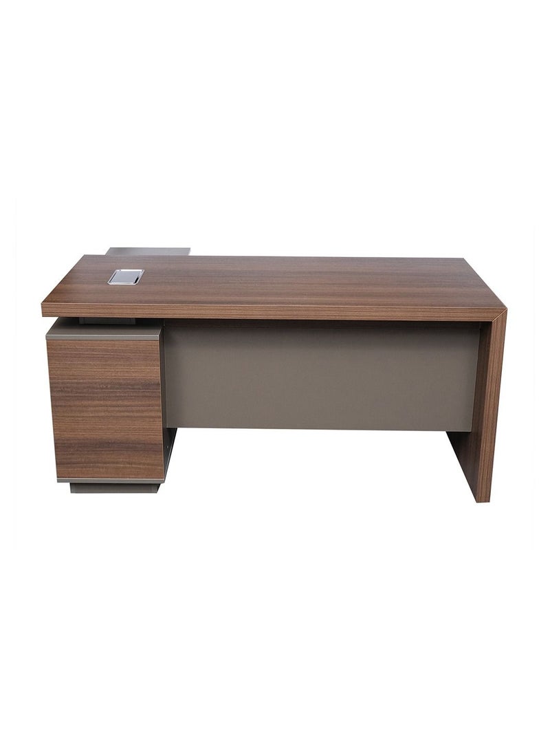 HUIMEI Huimei BT-160 Executive Office Table Brown Color.  - Image 1