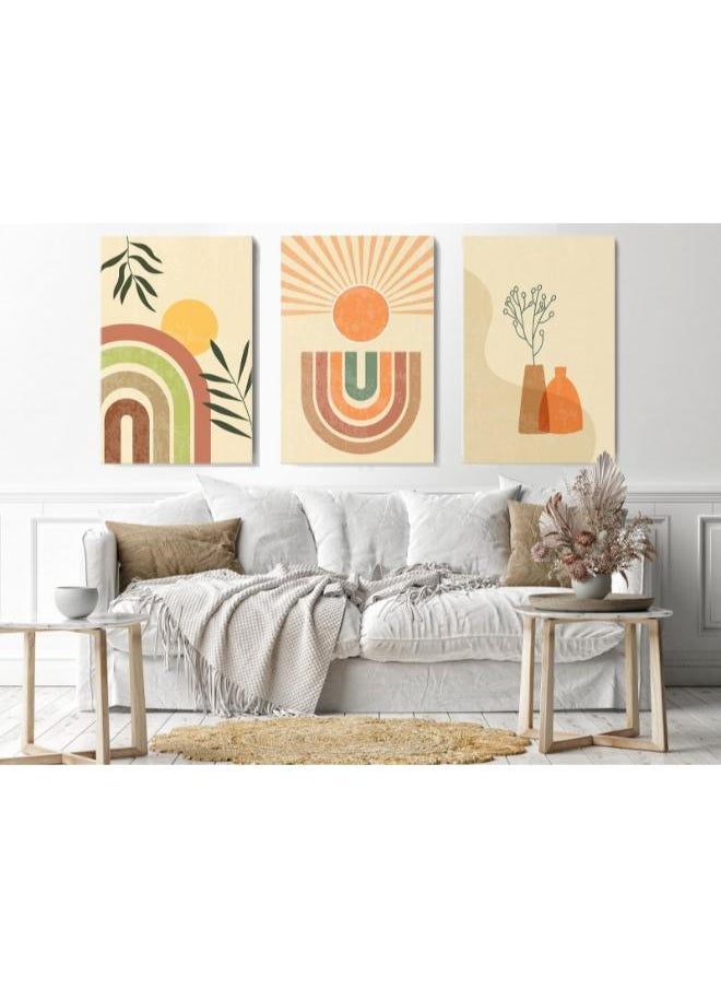 Home Gallery Home Gallery boho contemporary Printed canvas wall art  - Image 3