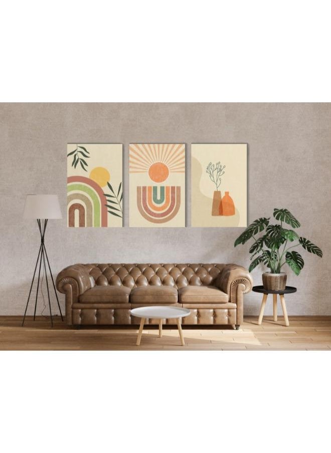 Home Gallery Home Gallery boho contemporary Printed canvas wall art  - Image 2
