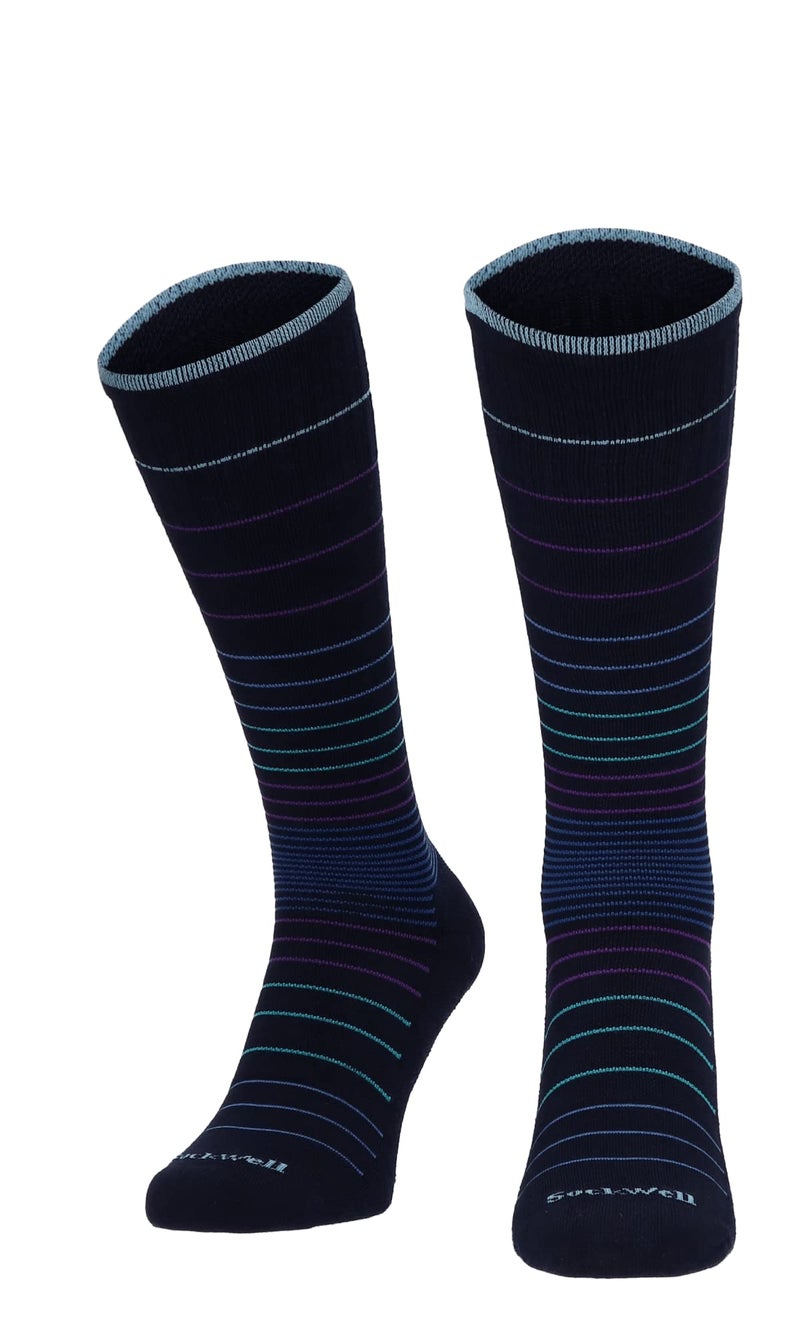 Sockwell Women's Circulator Moderate Graduated Compression Sock, Navy - S/M - Image 2