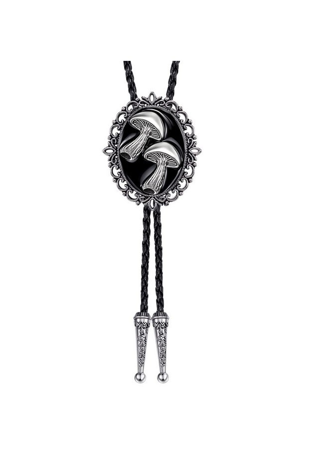 Batiyeer - Bolo Tie Bolo Tie For Men Mushroom Bolo Tie Western Bolo Tie Cowboy Necktie Accessories Costume Accessories For Men - Image 1