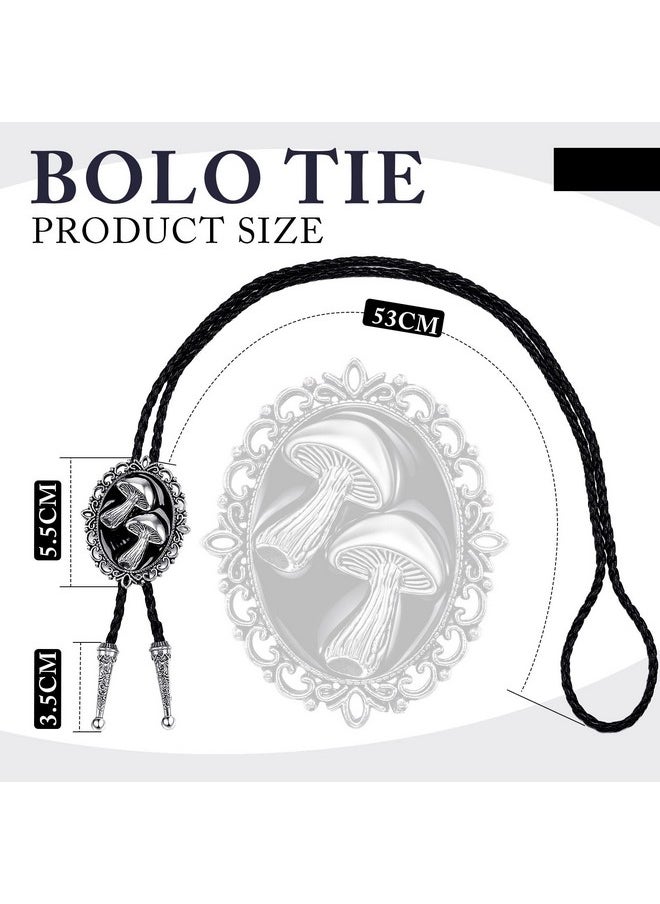 Batiyeer - Bolo Tie Bolo Tie For Men Mushroom Bolo Tie Western Bolo Tie Cowboy Necktie Accessories Costume Accessories For Men - Image 1