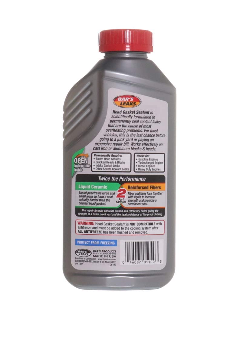 Bar's Leaks 1100 Head Gasket Repair Sealant - 20 Oz. Bottle - Image 2