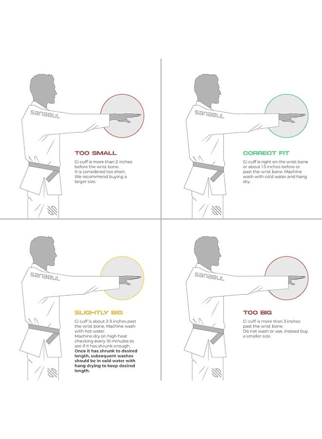 سنابول جي جيتسو برازيلية أساسي من سانابول للنساء - جي جيتسو برازيلية للنساء مع نسيج كيمونو خفيف الوزن مقاوم للانكماش - مقاس مريح وجي تدريب متين، وردي - Image 4