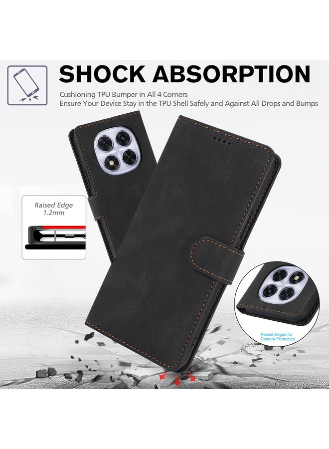 اس-توب جراب لهاتف Redmi Note 14 Pro 5G، جراب هاتف من الجلد بملمس جلد العجل الخيالي - Image 5