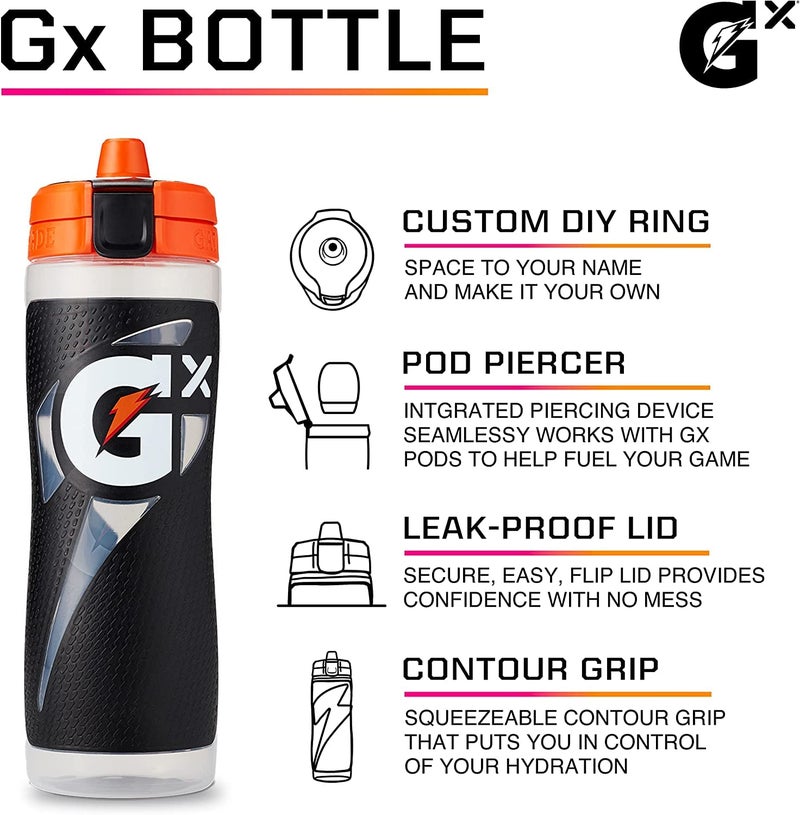 Gatorade جاتوريد جي إكس، أسود رخام، 30 أونصة - Image 2
