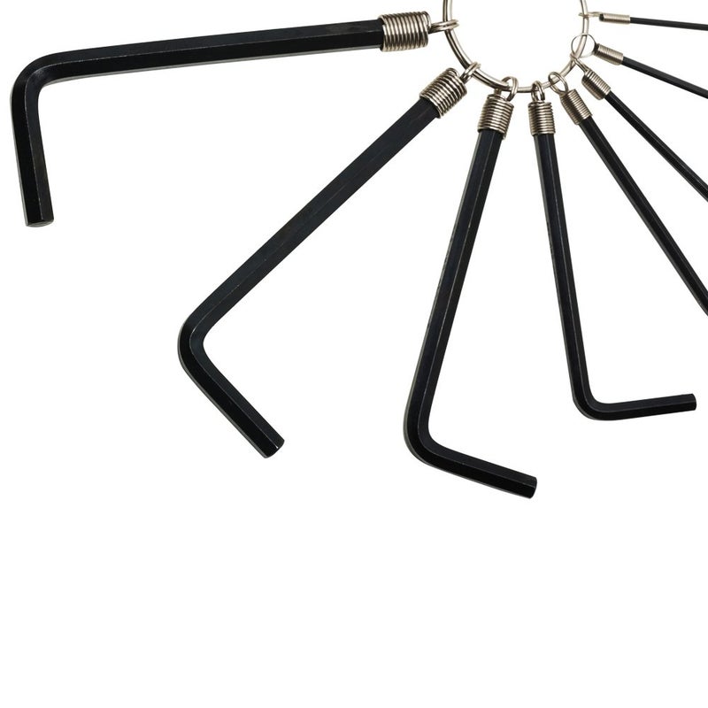 Stanley STANLEY STMT692138 Metric Hex Key Ring Set Black Phosphate 10pc 430g  - Image 3