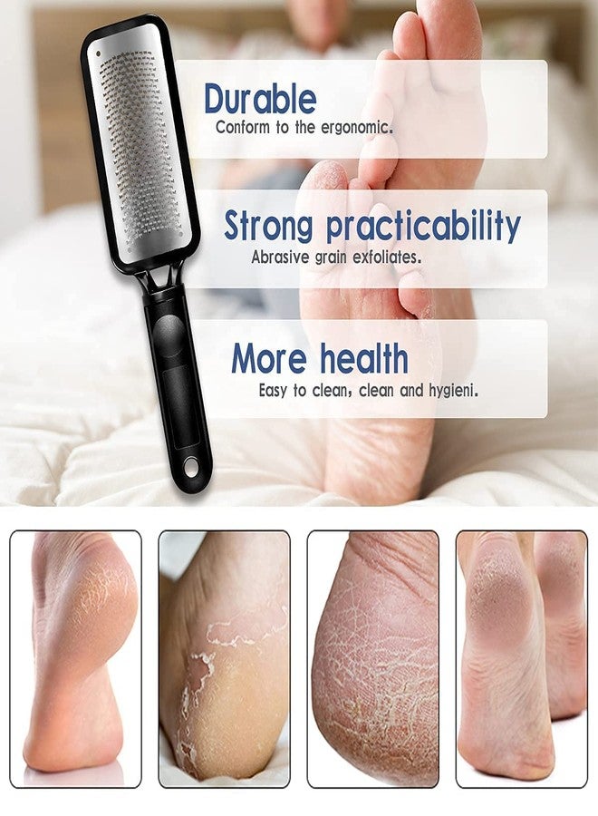 HUDACRUSH Foot Scrubber for Dead Skin, Stainless Steel Feet Scrubber for Dead Skin, Effective Dead Skin Remover Foot File - Image 4