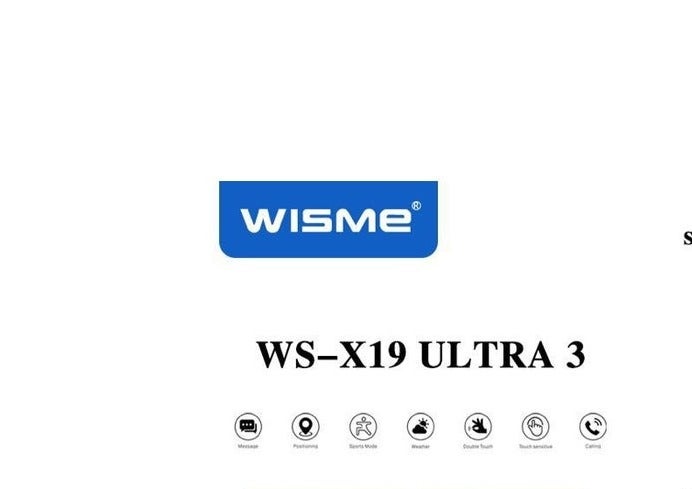 WISME WS-X19 Ultra 3 Smart Watch with Earbuds, 2.2” HD Display, Bluetooth Calling, Sports Modes, Multiple Straps – Compatible with Android & iOS - Image 3