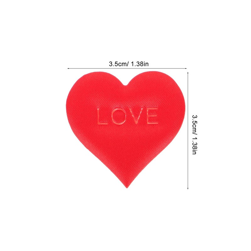 100Pcs Red Heart Confetti Sponge Petal Decorations 3 5cm For Valentine Wedding Table Scatter Party Supplies - Image 3