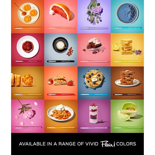 Paper Mate Flair Sunday Brunch Scented Felt Tip Pens, Assorted Colors, Medium Point (0.7mm), 16 Count - Image 3