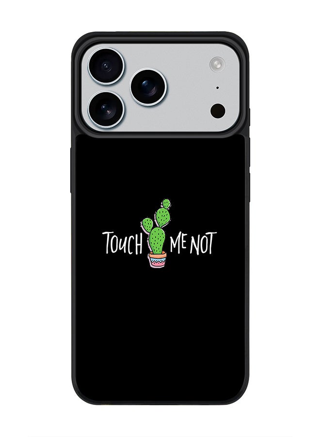 Stylizedd iPhone 17 Pro Max Case, [Compatible with MagSafe] Slim Magnetic cover Phone Case iPhone 17 Pro Max -Touch me not - Image 1