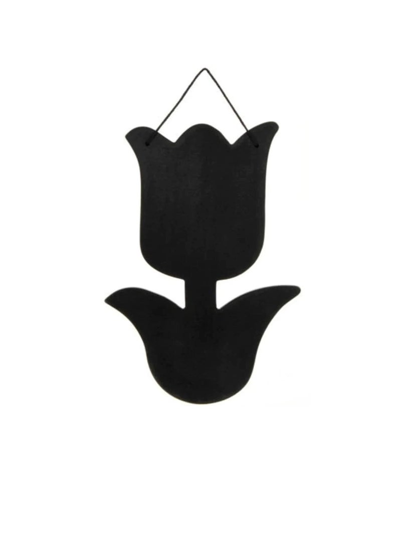 BOARD CHALK TULIP BLACK - Image 1