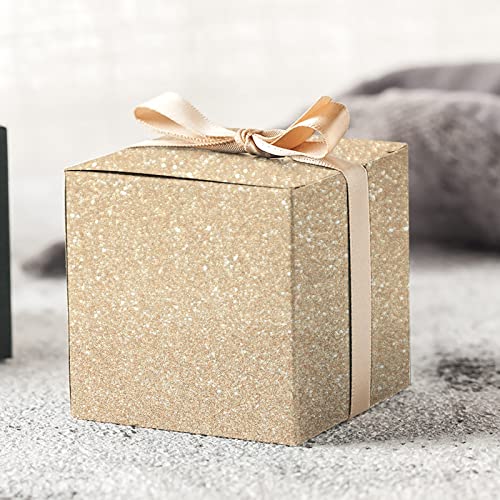 Kitico Glitter Champagne Peel and Stick Wallpaper - Self Adhesive Contact Paper for DIY Decoration 17.7"x197" - Image 4