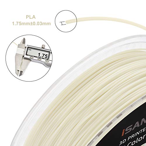 iSANMATE PLA+ 3D Printer Filament, UV or Sunlight Color Change to Blue PLA+ Filament 1.75mm,Dimensional Accuracy +/- 0.03 mm, 1 kg Spool - Image 4