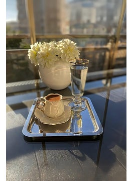 6-Piece Luxury Stainless Steel Square Tea, Coffee, Cake Serving Tray Decorative Presentation Tray - pzsku/Z8D53A49CBEF5CE5C4BDAZ/45/_/1736446971/60ac0c0a-c2b0-4a29-9e8c-c27656cf8976