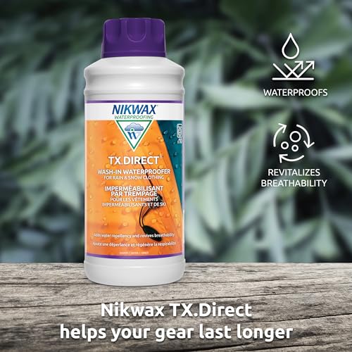 Nikwax TX.Direct Spray-On Waterproofing, 1000ml Refill, High Performance Waterproofing Renewal Treatment Restores DWR Water Repellency in Jackets, Outerwear, Rain, Ski and Snow Gear - Image 4