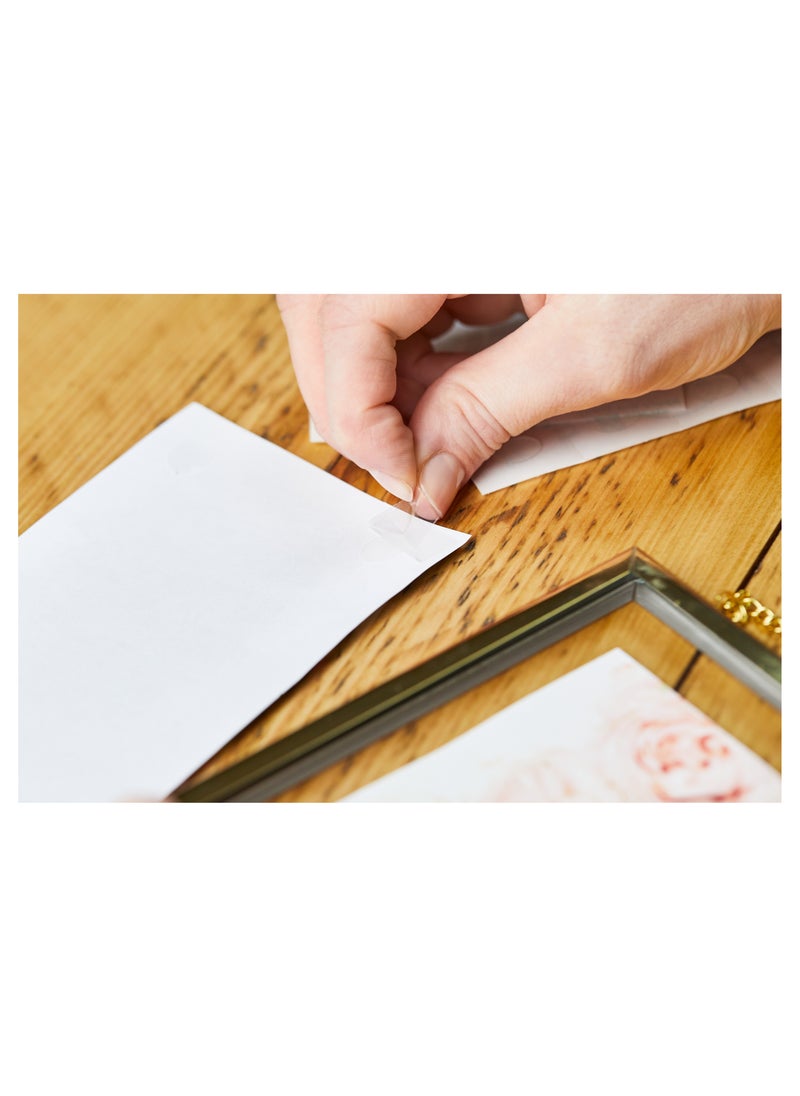 Bostik - Glu Dots on a Roll - Removable, Double Sided Glue Dots, For Instant Fixing & Crafts, Easy to Use, No Mess, Clear, x200 Glu Dots - Image 1
