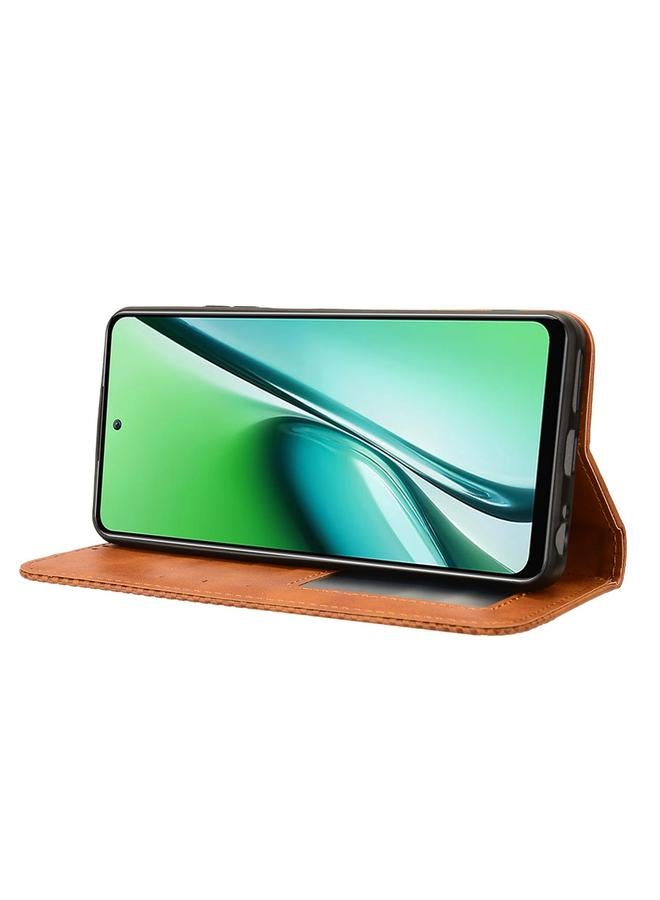 اس-توب جراب لهاتف itel RS4 مصنوع من الجلد بمشبك مغناطيسي بتصميم كلاسيكي - Image 5