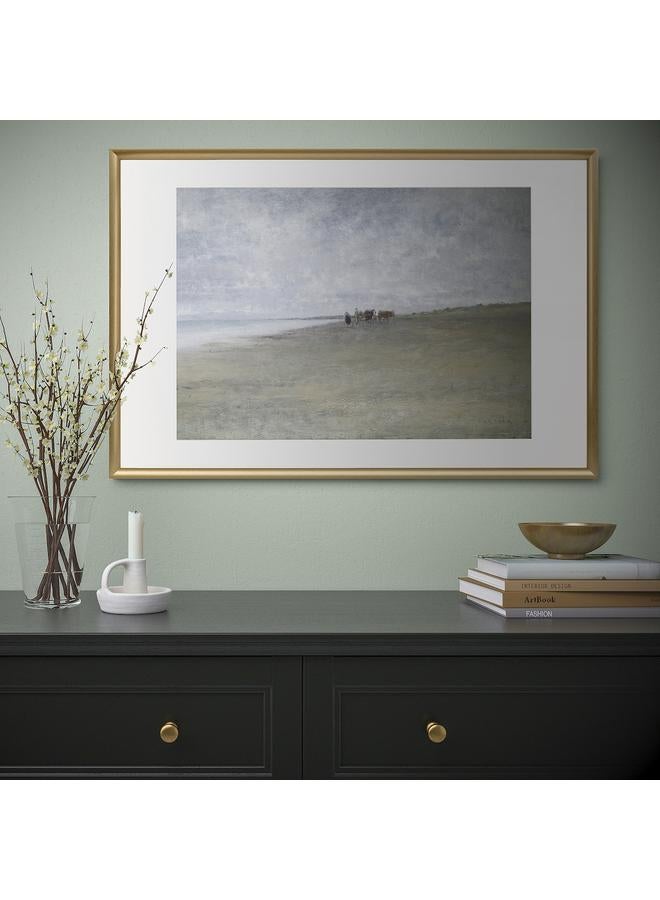 Frame, gold-colour, 61x91 cm - Image 2