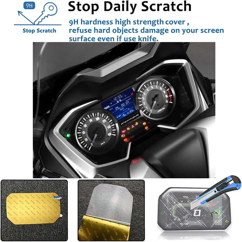 Vuzmode Motorcycle Dashboard Screen Protector - Image 2