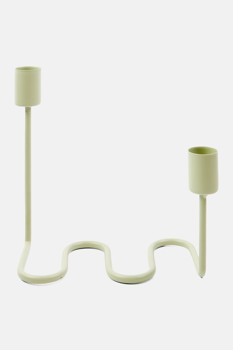 Muy Mucho Metal Candle Holder 17 x 8 x 15 cm, Assorted  - Image 1