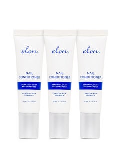 Elon Lanolinrich Nail Conditioner Strengthens Nails & Protects Cuticles (10G Tube 3 Pack)  - Image 1