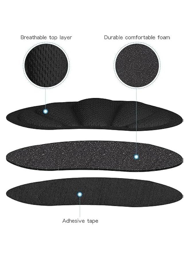 8 Back of Heel Cushion InsertsMesh Heel Cushion PadsReusable Heel Guards Liners，Shellshaped heel Pads
