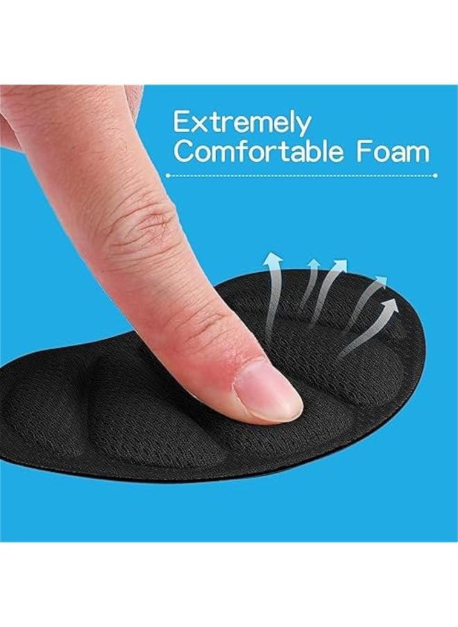 8 Back of Heel Cushion InsertsMesh Heel Cushion PadsReusable Heel Guards Liners，Shellshaped heel Pads