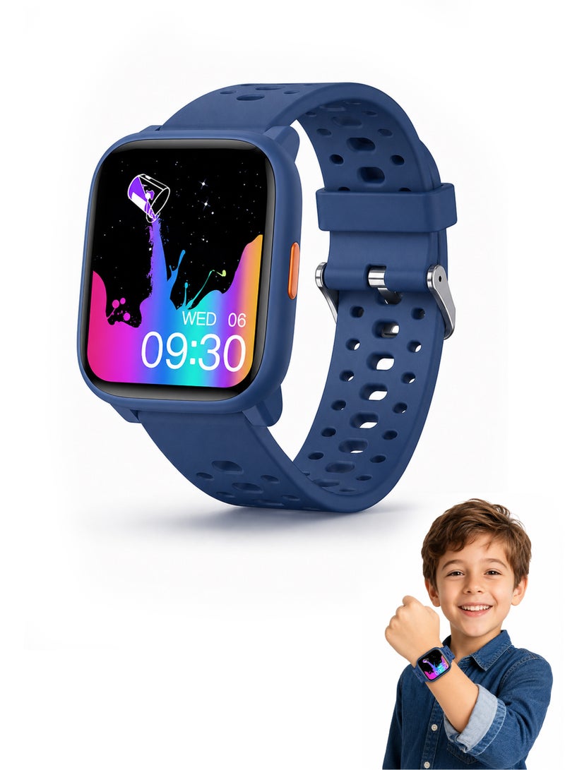 W98L Kids Smart Watch with 1.83” HD Touch Screen, Step Counter, Activity Tracker, Educational Puzzle Games, Alarm Clock u0026 Stopwatch, Waterproof Smartwatch for Boys Girls Students - Image 1